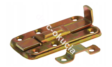 Zasuwka tłoczona 80x40 ZN <0817>