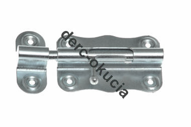 Zasuwka z ryglem okrągłym 75x48 Zn. <0882>