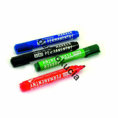 Marker budowlany wodoodporny czerwony