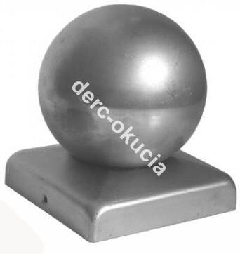 DKK-100/60 Kapa kwadratowa 100x100 z kulą fi 60 mm <6201006>
