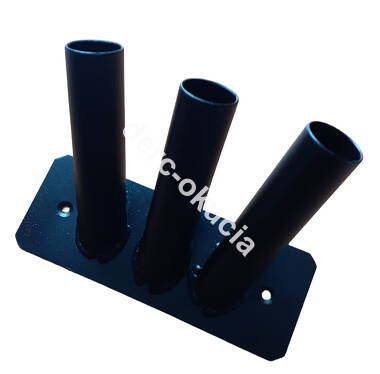 MFP-3MAL Mocowanie flagi proste potrójne 180x75x2,0 malowane <1433>