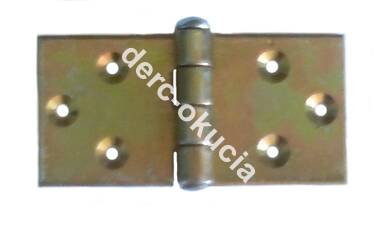 Zawias skrzyniowy (Z-12) 80x40x2,0 Zn. <0929>