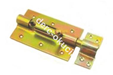 Zasuwa okrągła na kłódkę 80x60x1,5 Zn <0897>