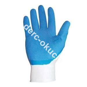 RĘKAWICE NYLONOWE POWLEKANE LATEXEM