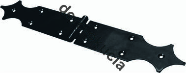 Zawias skrzyniowy ozdobny malowany (Z-3M) 330x50x2,0 <1446>